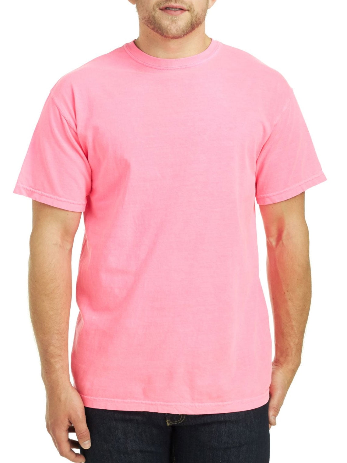 neon pink color t shirt