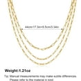 thumbnail image 6 of Gold Plated Layered Necklaces for Women Dainty Stacked Necklace Layering Choker Fashion Jewelry Gift, 6 of 6