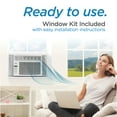thumbnail image 4 of BLACK+DECKER BD12WT6 Window Air Conditioner 12,000 BTU, Cools up to 550 Square feet, White, 4 of 7