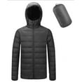 thumbnail image 1 of PENGXIANG Men‘s Down Jacket Hooded Packable Down Puffer Jacket Lightweight Water-Resistant Insulated Down Jacket, 1 of 5