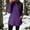 503_Purple, variant on Plus Size Loose Large Size Autumn And Winter New Sweater Women's Slimming Sweater Mid Length Round Neck Outer Wear Bottoming Shirt Tops