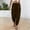 Brown, variant on Women's Wide Leg Pants Bundle Foot Elastic Waist Drawstring with Pockets