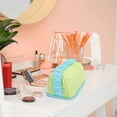 thumbnail image 4 of BRKURLEG Large Portable Makeup Bag with Carrying Handle for Girls and Women, Travel Toiletry Zipper Bag for Bathroom Shower, Multifunction Organizer Pouch Storage Case, 4 of 6