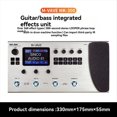 thumbnail image 2 of Procesador Multiefectos de Guitarra -300, Modelado Neuronal ANN, 120 A, Batería de 10 H, Looper de 300 S y 128 Baterías MIDI DAW para Guitarra y Bajo., 2 of 9