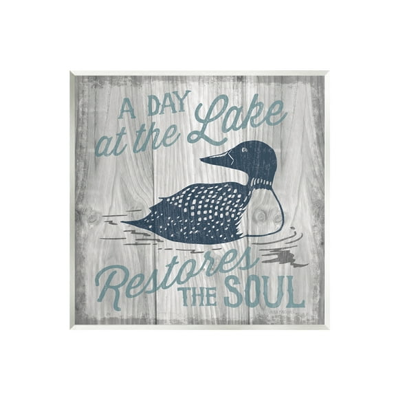 Stupell Industries Restores the Soul Phrase Animals & Insects Painting Unframed Art Print Wall Art, 12 x 12