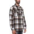 thumbnail image 2 of Woodridge Flannel Co Mens Flannel Shirts Shackets Casual Button Down Long Sleeve Jackets with Pocket, 2 of 5