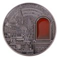 thumbnail image 1 of Réplica de moneda del Kremlin de Moscú 2012 con hierro esmaltado rojo de 35 g, 1 of 3