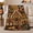 Rolling Pin House, variant on Printed Flannel Throw Blanket with Folk Art Christmas Blessings Fireplace Angel Stockings