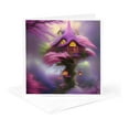 thumbnail image 5 of 3drose, Fairy Treehouse in the Blooming Redbud Tree, 12 Greeting Cards with Envelopes, 5 of 7
