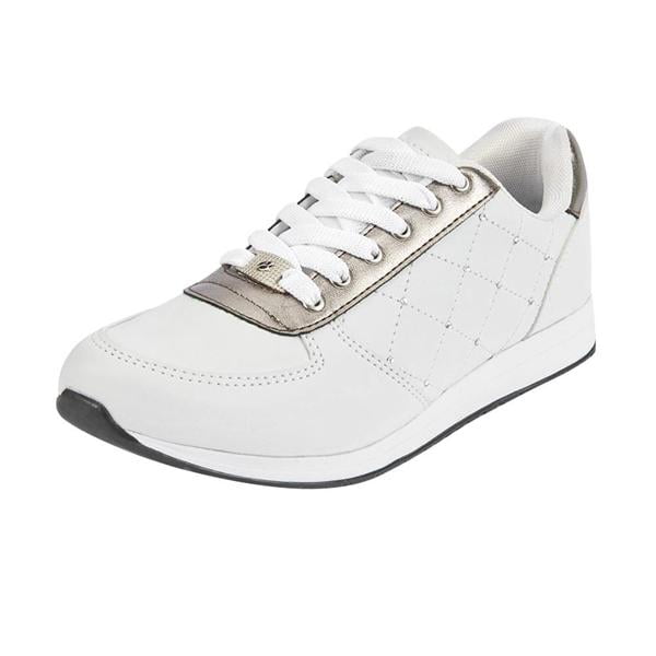 SNEAKER BLANCOS CON DETALLE EN DORADO Mundo Terra 022671