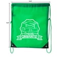 thumbnail image 2 of Senior Graduation Drawstring Backpacks Personalized Party Favor Cinch Bags - Level Up, 2 of 2