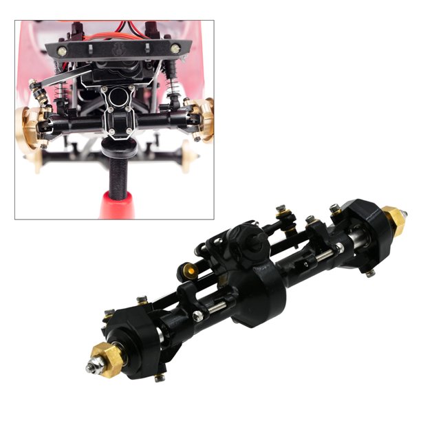 1:24 piezas de actualización de montaje trasero para Axial SCX24 AXI00001 AXI00002 AXI90081 accesorios modelo DIY Eje frontal Hugo rc eje delantero y trasero