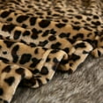 Merrylife Cheetah Print Throw Blanket Decorative Home Couch Outdoor