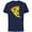 Navy, variant on Disney and Pixar’s Toy Story Aliens Pepperoni Pizza - Short Sleeve Cotton T-Shirt for Adults - Customized-Natural