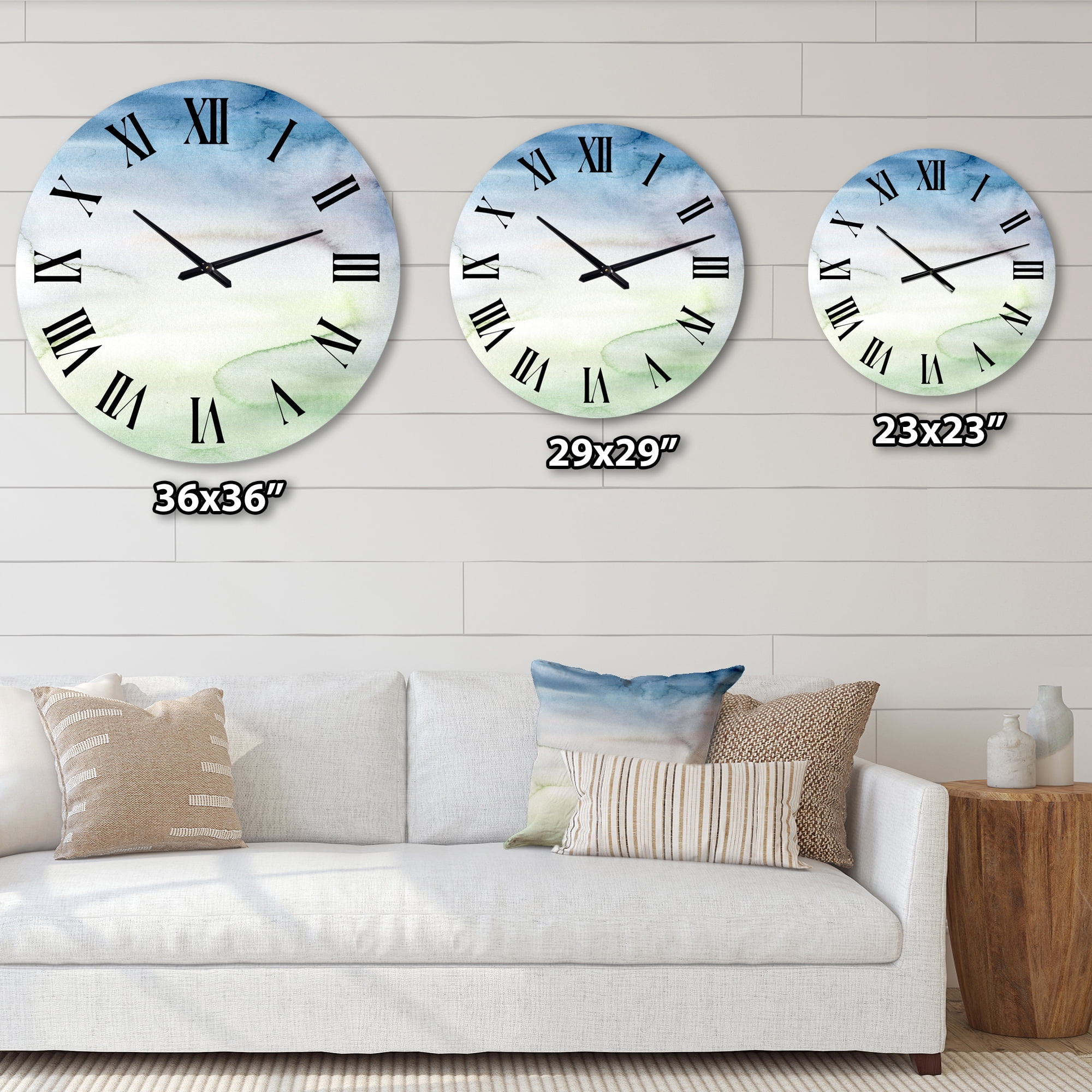 Designart 1 in Quartz Modern/Contemporary Wall Clock