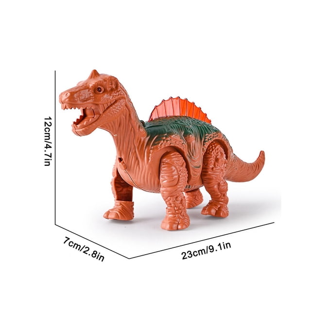 Dinosaurio de juguete con efecto de sonido que emite luz eléctrica para niños