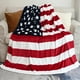 thumbnail image 1 of Decoraciones para el Día de los Caídos, decoraciones para el 4 de julio, manta para el Día de la Independencia, manta de franela para cama, manta ligera para sofá con temática del Día de la Bandera de, 1 of 6
