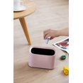 thumbnail image 3 of Desktop Plastic Mini Trash Trash Can & Makeup Holder, Countertop Bathroom Kitchen Car (pink), 3 of 5