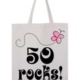 thumbnail image 4 of Inktastic 50th Birthday 50 Rocks Tote Bag, 4 of 4