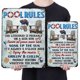 thumbnail image 2 of Placa Metal Vintage Reglas Piscina Pintura Hierro Rectangular Del Pared 30x40cm, 2 of 9