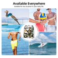 thumbnail image 6 of Uemuo Cowboy Playing Guitar Pattern Mens Swim Trunks Quick Dry Board Shorts with Mesh Lining, Stretch Beach Shorts Quick Dry No-Chafing Board Shorts-3X-Large, 6 of 9