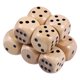 thumbnail image 5 of Juego de dados de madera de 10 Uds., juego de dados de 6 caras, dados de madera D6, minidados, accesorios de juego de mesa (16mm), 5 of 7