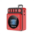 thumbnail image 1 of Mini Altavoz Bluetooth Portátil con Pantalla de Letras, Barra de Sonido de Graves Potentes, Llamadas Manos , Reproductor de Música MP3, Grabadora Bluetooth B, 1 of 5