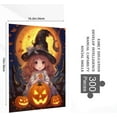 thumbnail image 2 of Pumpkin Halloween Nightmare Jigsaw Puzzle 300 Piece Wall Art Gift, 2 of 10