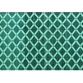thumbnail image 1 of Ahgly Company Machine Washable Indoor Rectangle Abstract Turquoise Blue Modern Area Rugs, 8' x 12', 1 of 4