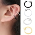 thumbnail image 3 of Ear Cuff Clip On Earrings Fake Cartilage Earrings Non-Piercing New Men I0, 3 of 9