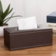 thumbnail image 3 of Caja de pañuelos de cuero Caja de papel de cuero de regalo de caja de papel de regalo de hotel de hogar simple, 3 of 5