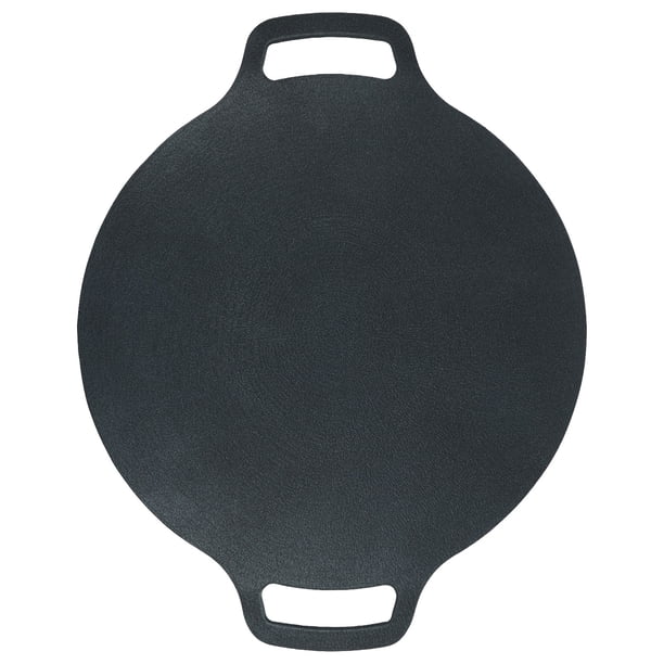 Sartén para parrilla de barbacoa coreana, sartén para parrilla de barbacoa coreana, sartén para cocinar al aire libre, plancha redonda para barbacoa, construcción robusta