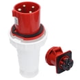 thumbnail image 1 of Industrial Socket Plug 63A Electrical 3 Phase Power Connector With Rubber Washer For Outdoor For Marine For Automotive Devices ANGGREK Eléctricas, 1 of 8