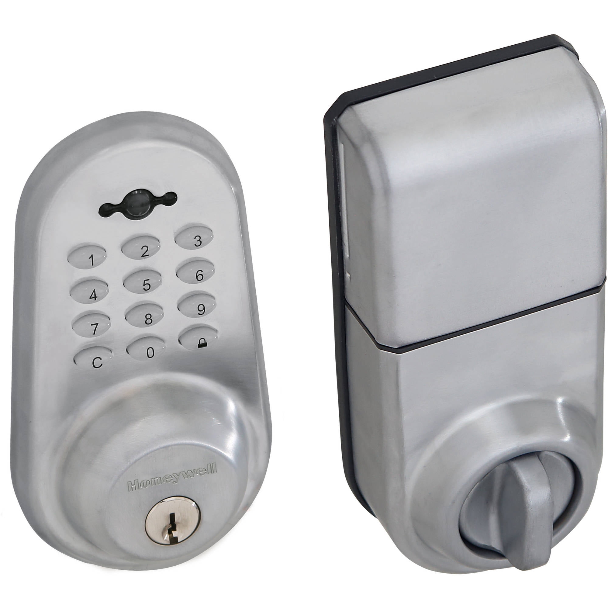 Honeywell Double Cylinder Deadbolt Door Lock, Antique Brass