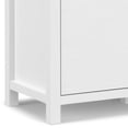 thumbnail image 4 of Simpli Home Hollander 54 inch Wide Solid Wood Contemporary Sideboard Buffet in White, 4 of 13
