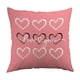 thumbnail image 2 of Funda de almohada de San Valentín con estampado de corazones | Funda de cojín decorativa festiva para sofá | Ambiente festivo para sala de estar y dormitorio, 2 of 6