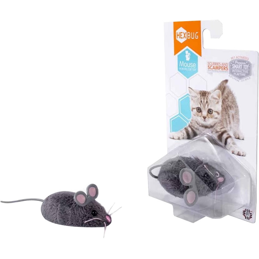 Katzenspielzeug Hexbug Mouse Cat Toy Maus GRAU Kinder Spielzeug Roboter 480-3031 