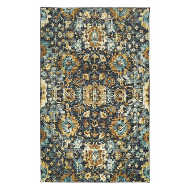 Mohawk Home Prismatic Mansfield Water Contemporary Abstract Precision