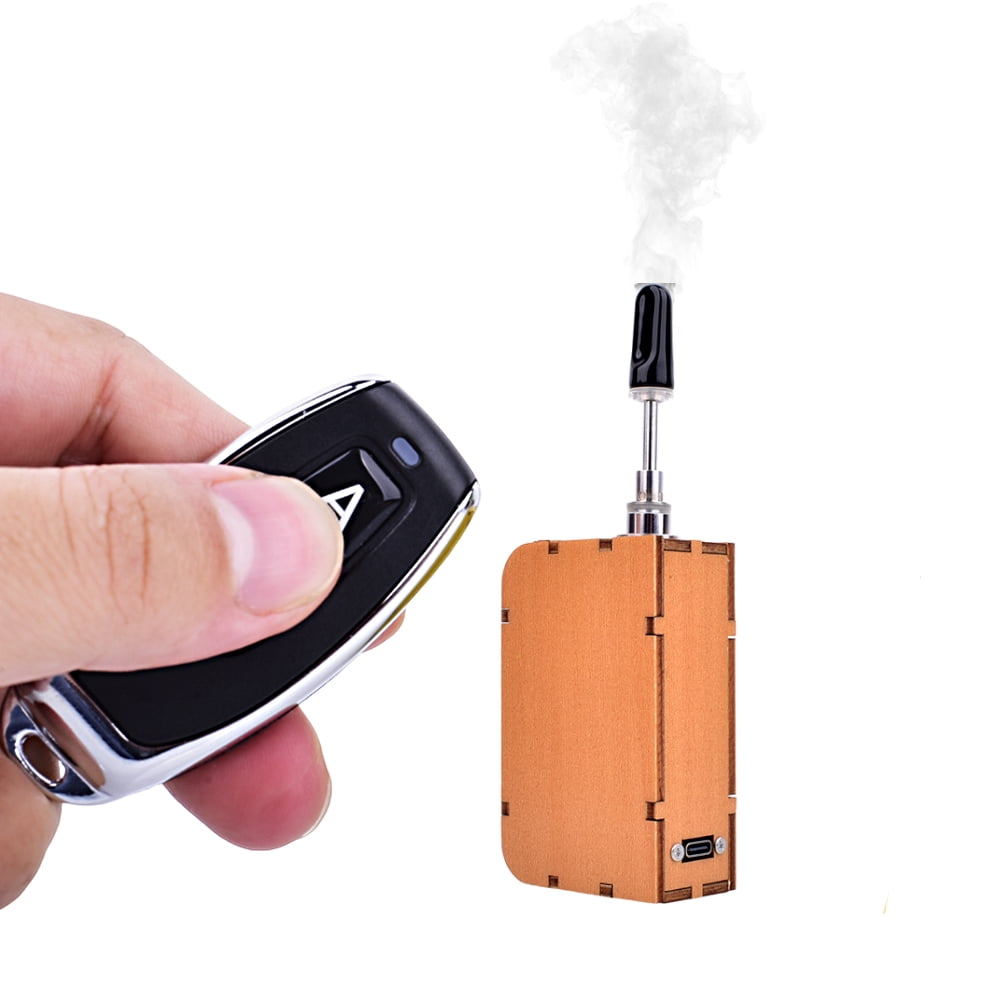 Mini Handheld Wooden Smoke Machine，Fog Machine Wireless Remote Control Suitable for Video Photography Outdoor Activities Party Cosplay