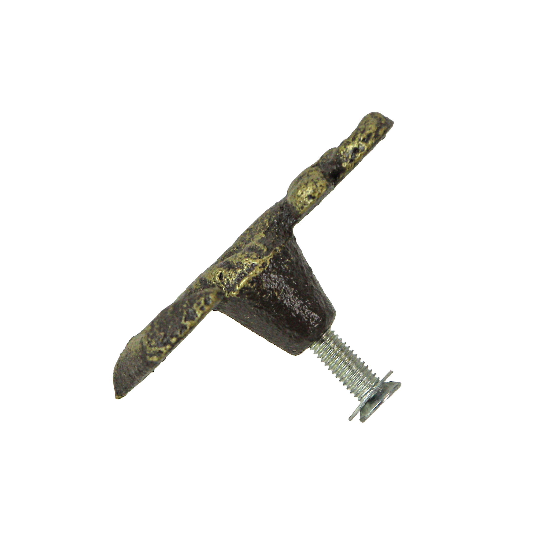 Zeckos Bronze Cast Iron Ship Anchor Drawer Pull Cabinet Knob Set of 6