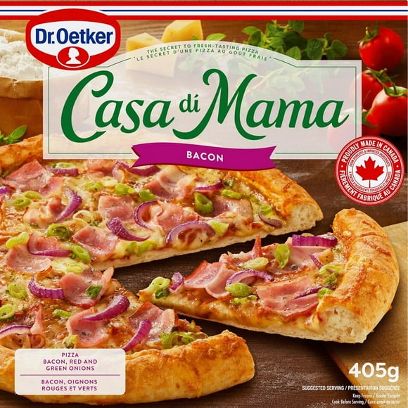 Dr. Oetker Casa di Mama Bacon Pizza, 405 g
