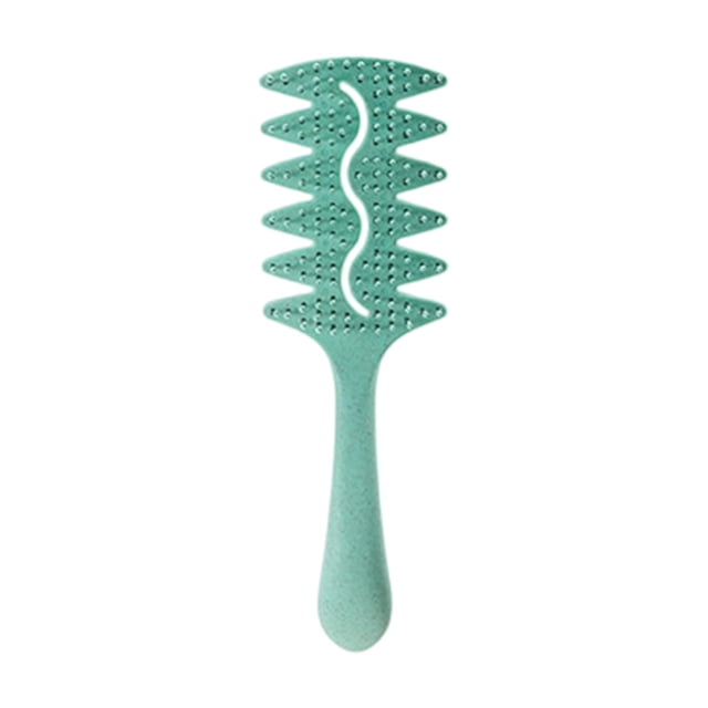 Curly Hair Styling Comb with Extended Bouncing Teeth for Gentle Detangling and Scalp Massage