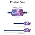 thumbnail image 4 of Rocket Fanny Pack – Outer Space and Nebula Print Waist Bag – Waterproof Adjustable Belt Bag for Astronaut, Space, and Galaxy Fans, 4 of 4