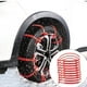 thumbnail image 5 of Cinturón antideslizante de cadena de nieve de coche de camión de invierno simple de fácil instalación 10 pzs, 5 of 7