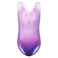 thumbnail image 1 of Maillot de gimnasia BAOHULU Shiny Diamond para niñas, color morado 14A, 1 of 7