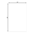 thumbnail image 2 of White 14x22 Uncut Art Mat Board - No Opening - 25 Mats, 2 of 7