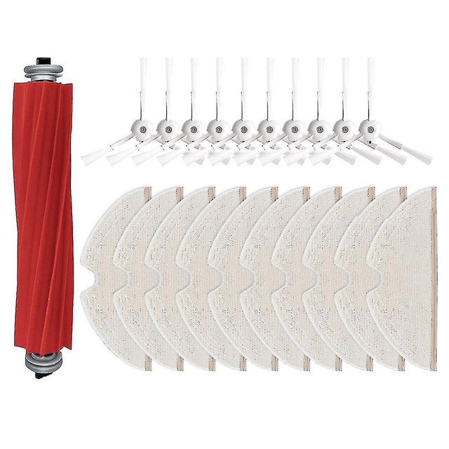 Paños de fregona con cepillo lateral y filtro Hepa compatibles con accesorios Xiaomi Roborock T8