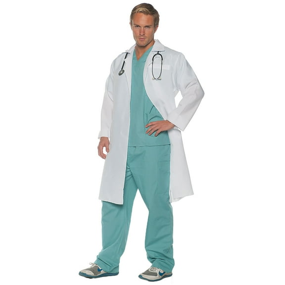 Underwraps On Call Doctor Adult Costume, One Size Male