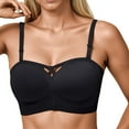 thumbnail image 1 of Brasier Tela de Mantequilla Tela de Mantequilla Strapless Underwear Women'S Small Gathered Non Marking Non Underwire Bandeau Wrap Bra 2025 Mediana, 1 of 5