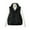 Black, variant on Women's Plus Size Padded Jacket Vest Stand-up Collar Sleeveless Gilet Womens Fall Winter Thin Coat Button Warm Jackets Coat with Pockets